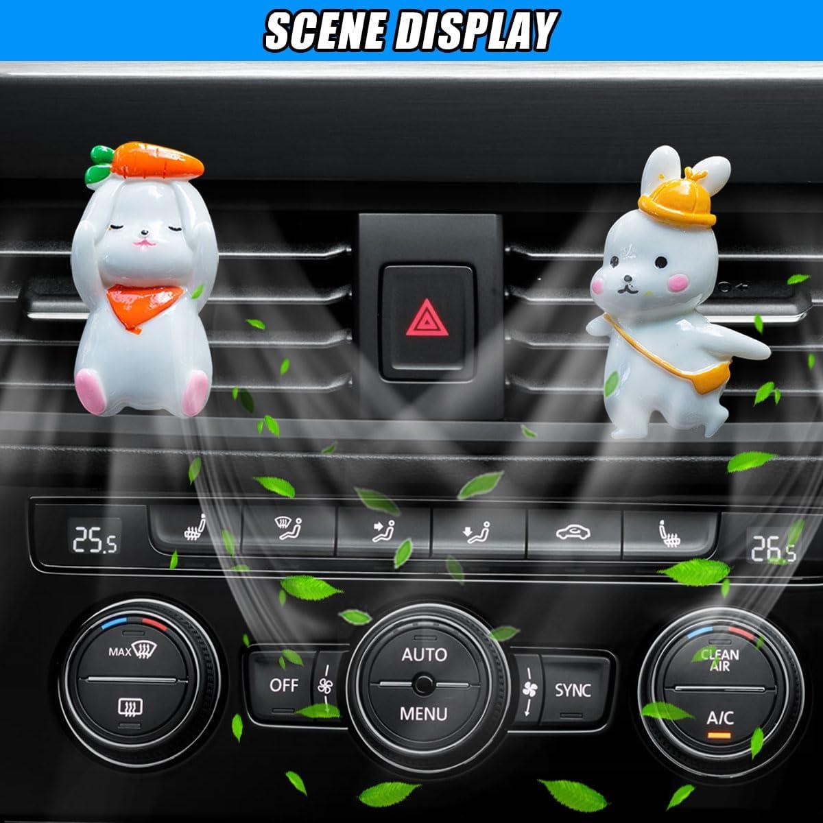 Clip de Aire Acondicionado DUSCOKE Conejo Bonito 2 Pcs