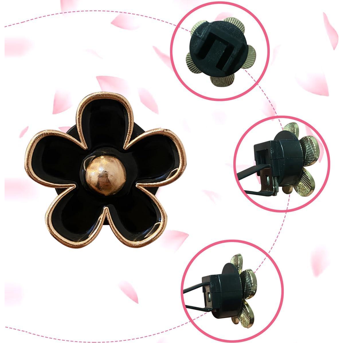 Clip de Ventilación de Aire Margarita Osilly 8 Piezas Negro