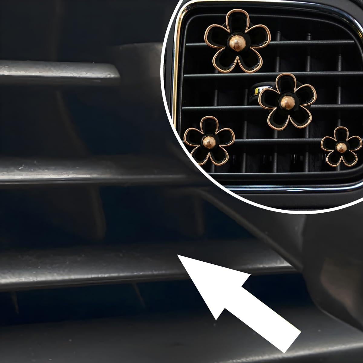 Clip de Ventilación de Aire Margarita Osilly 8 Piezas Negro