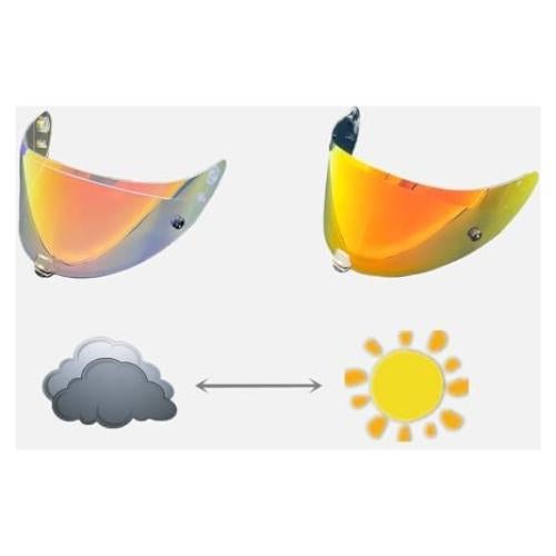 Visera Casco HJC RPHA 11 HJ-26 ST Policarbonato Revo Rojo