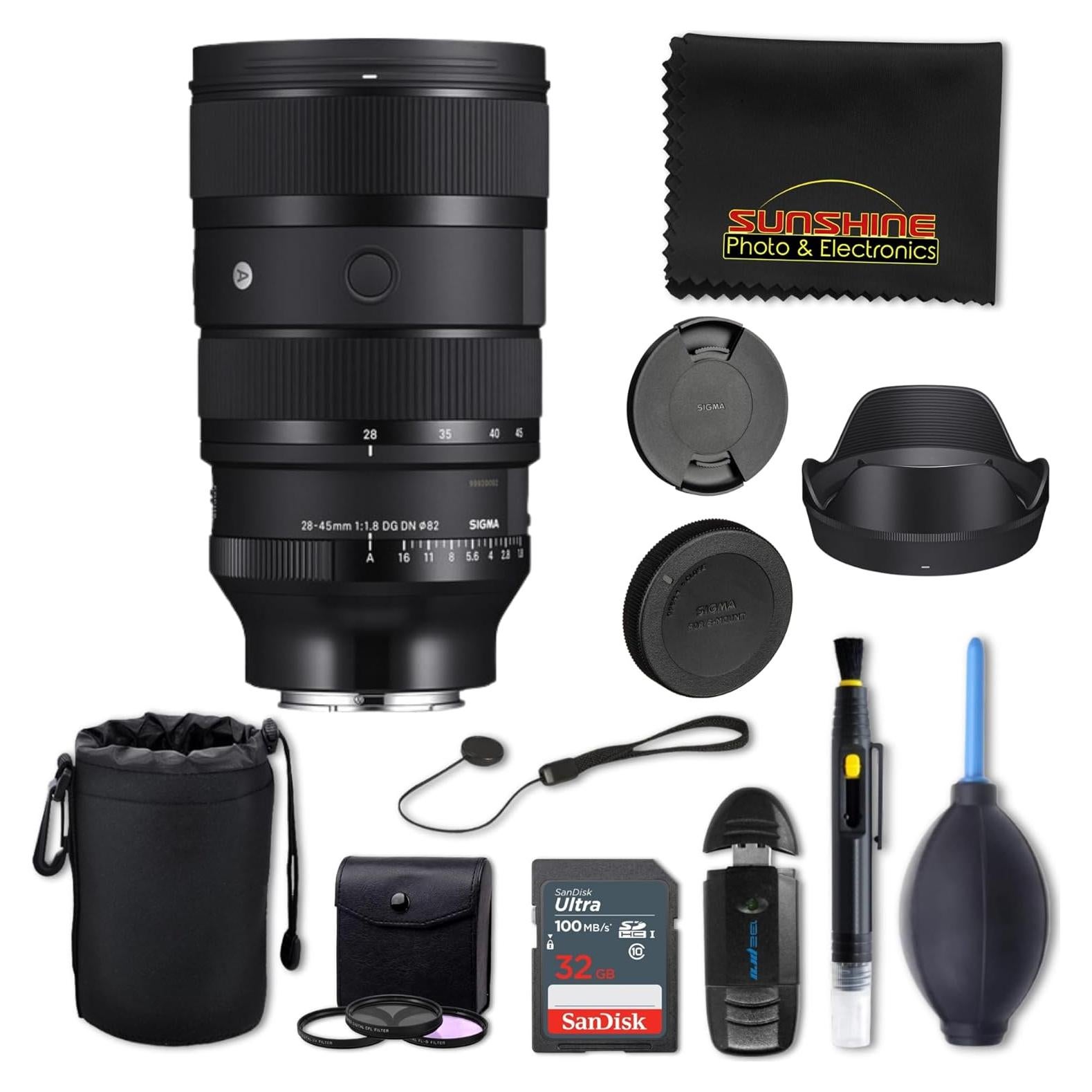 Lente Sigma 28-45mm f1.8 DG DN Art para Sony E - Ultra Rápido