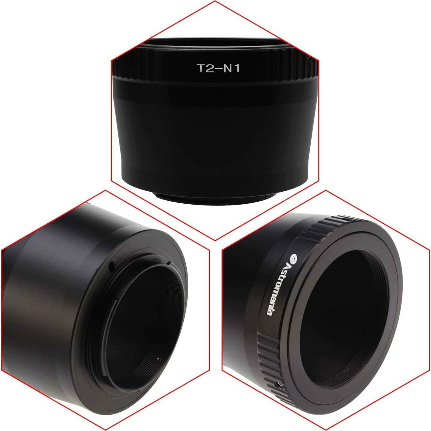 Adaptador de lente T Mount T2 N1 para cámaras Nikon 1