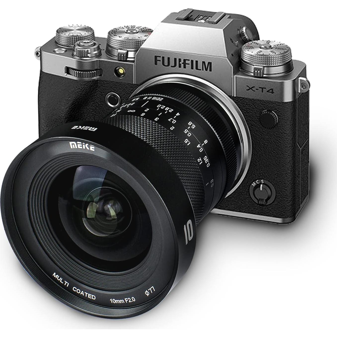 Lente Gran Angular Meike 10mm F2.0 para Fujifilm X