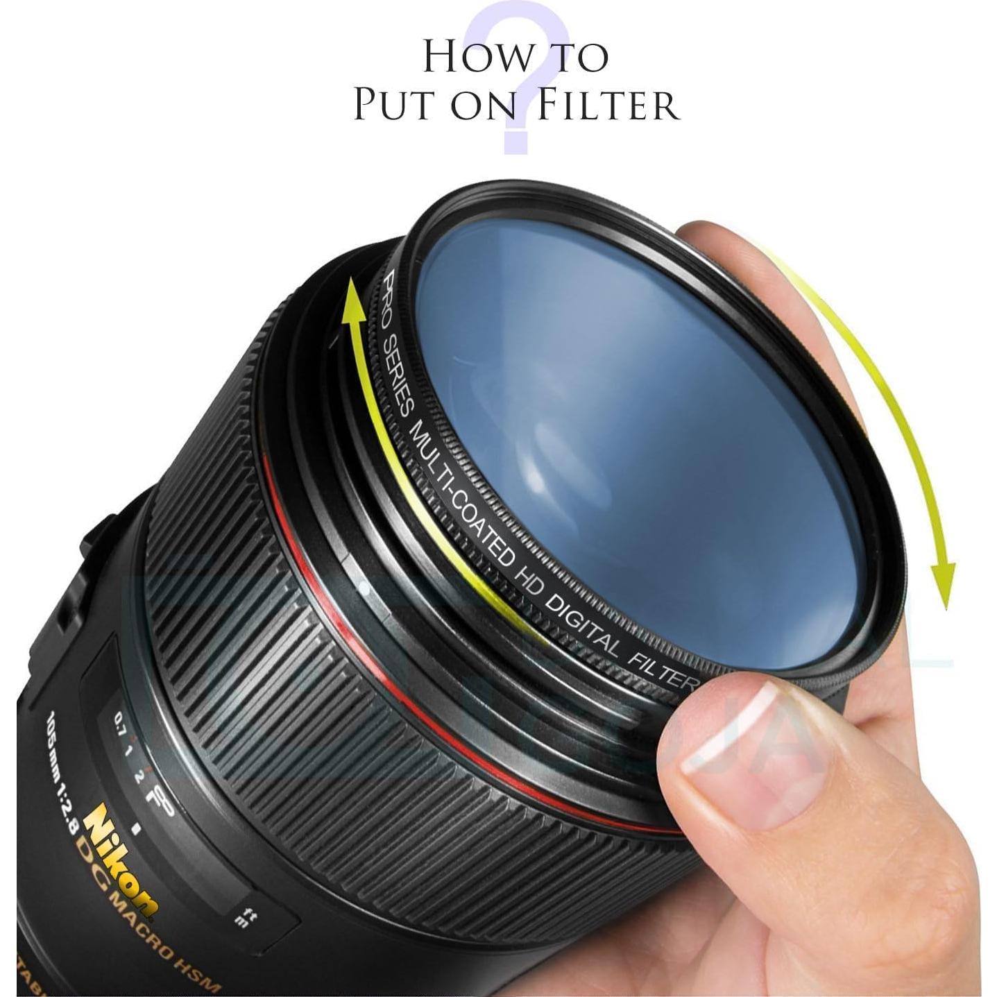 Filtro UV Acuvar 52mm para Lentes de Cámara Digital