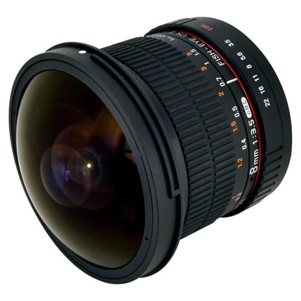 Lente Ojo de Pez Rokinon 8mm f/3.5 HD para Canon EF