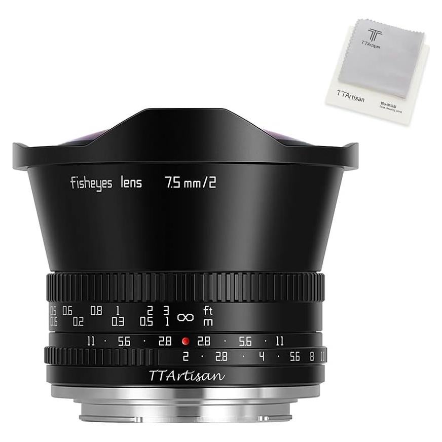 Lente Ojo de Pez TTArtisan 7.5mm F2.0 para Montura L