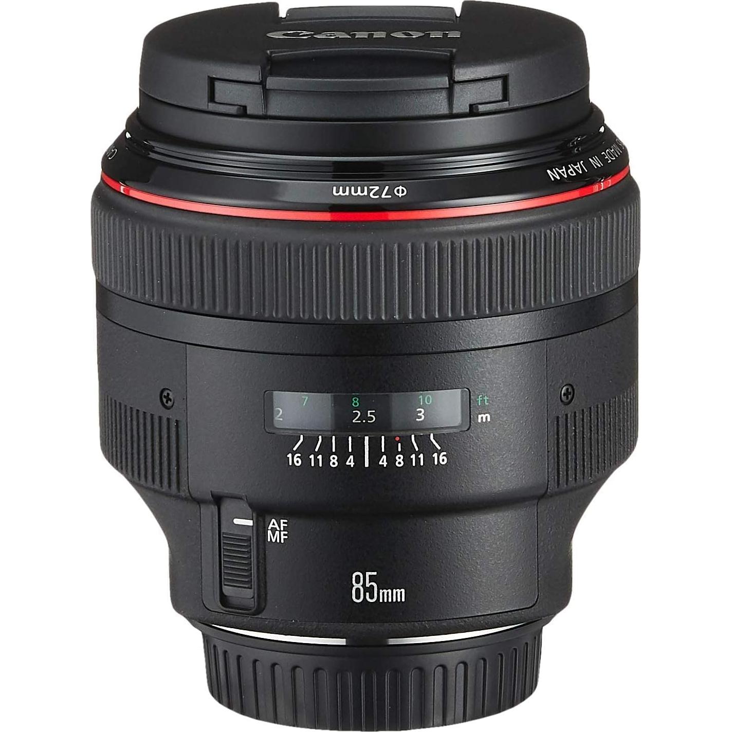 Lente Canon EF 85mm f/1.2L II USM Telefoto Medio