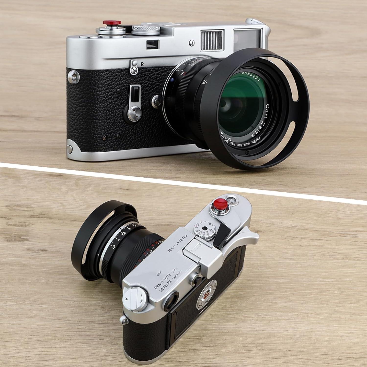 Capucha de Lente Redonda de Metal Haoge LH-ZV09 para Carl Zeiss