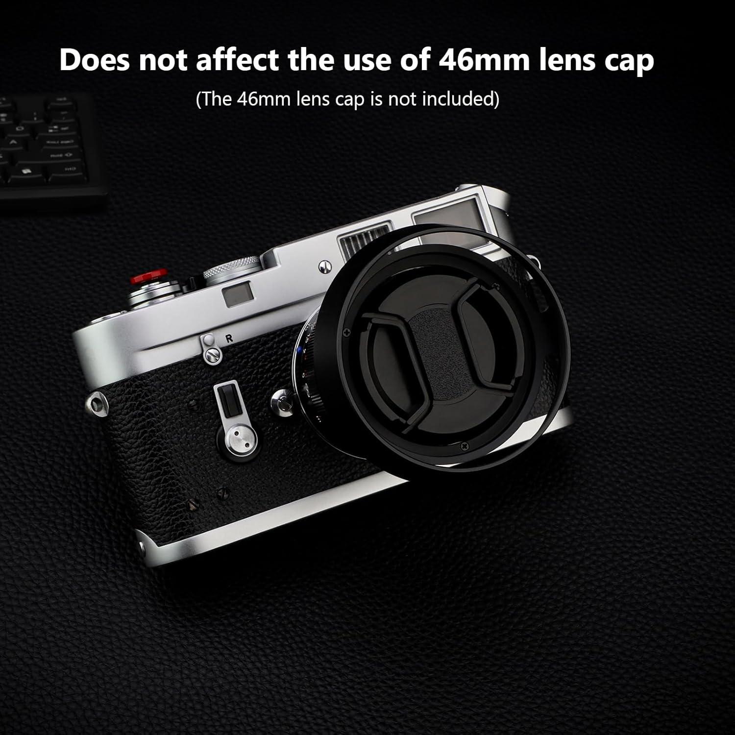 Capucha de Lente Redonda de Metal Haoge LH-ZV09 para Carl Zeiss