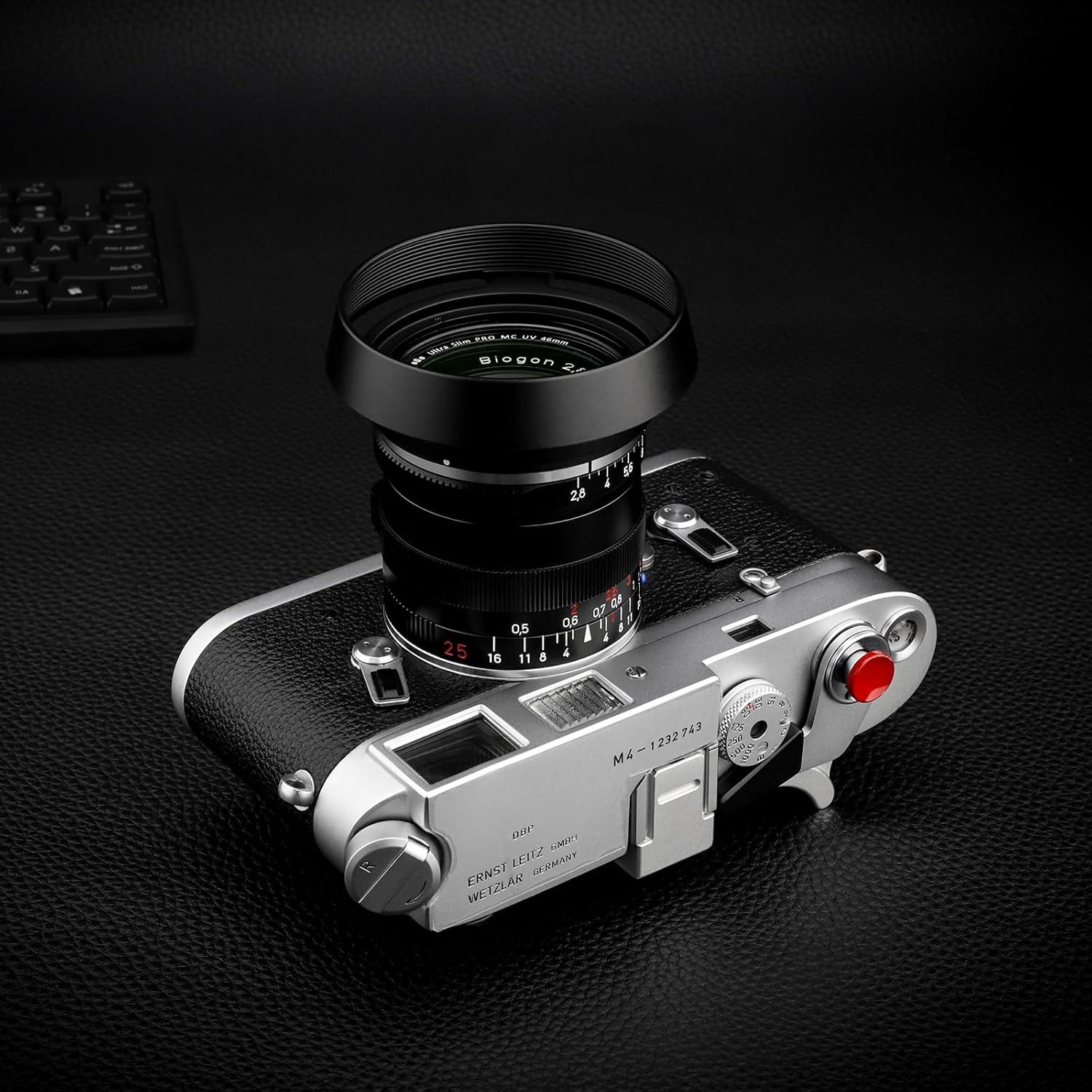 Capucha de Lente Redonda de Metal Haoge LH-ZV09 para Carl Zeiss