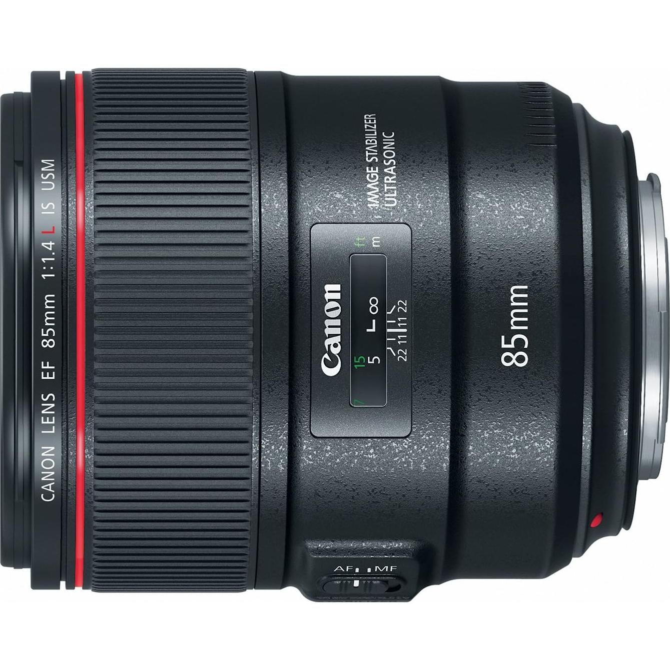 Lente Canon EF 85mm f/1.4L IS USM para DSLR - Estabilizador de Imagen