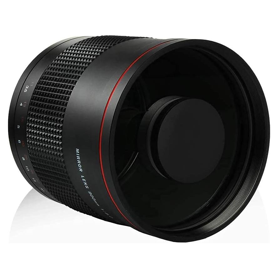 Lente Telefoto Espejo JINTU 900mm F8.0 Manual para Canon