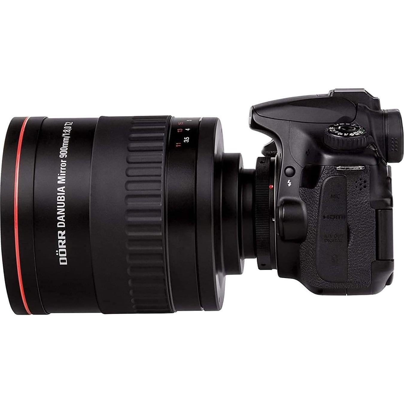 Lente Telefoto Espejo JINTU 900mm F8.0 Manual para Canon