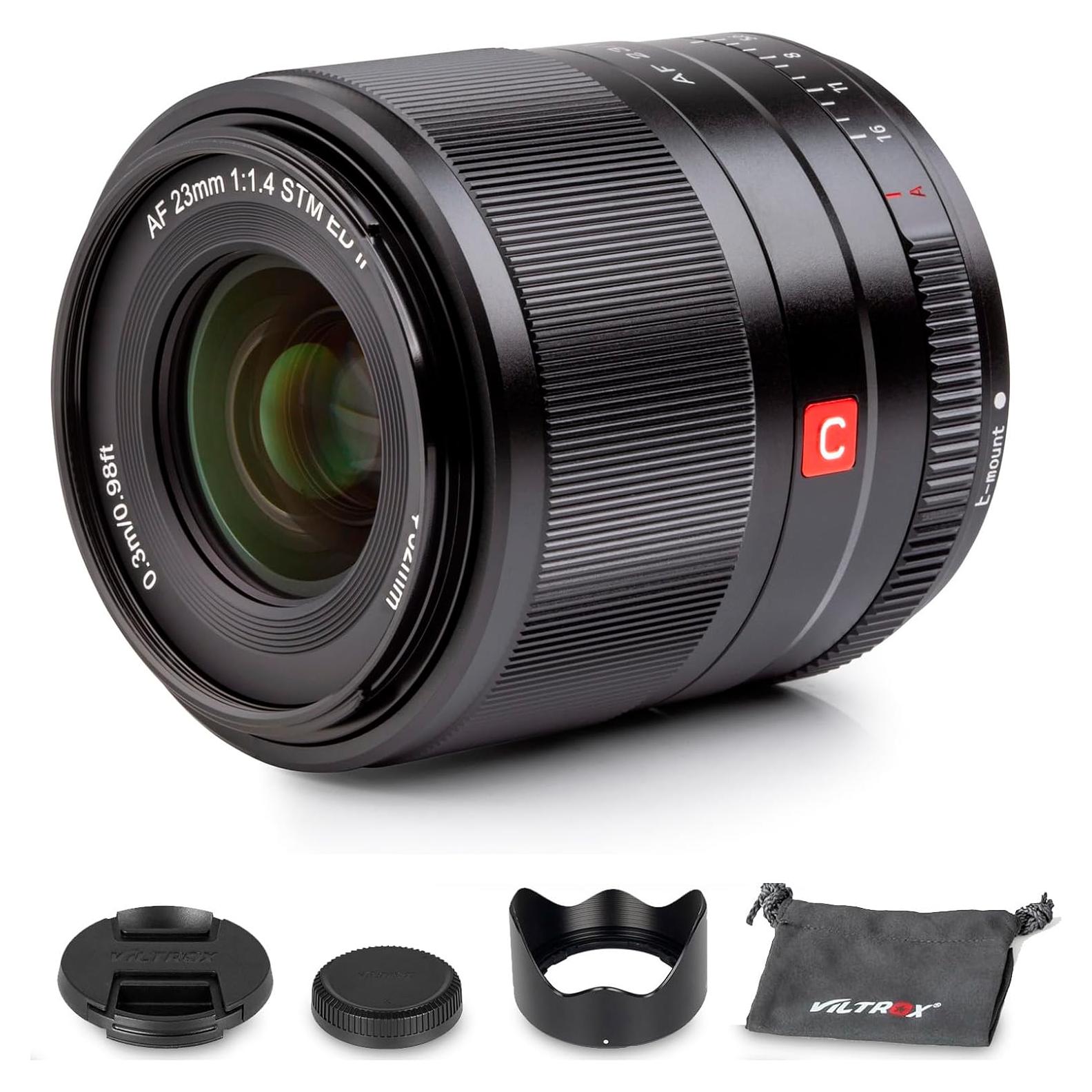 Lente Viltrox 23mm f/1.4 E para cámaras Sony E-Mount