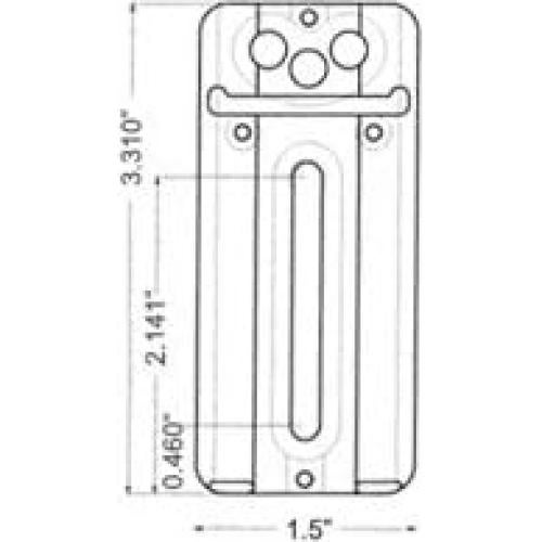 Placa de Lente Wimberley P-10 Arca-Swiss 68g Aluminio