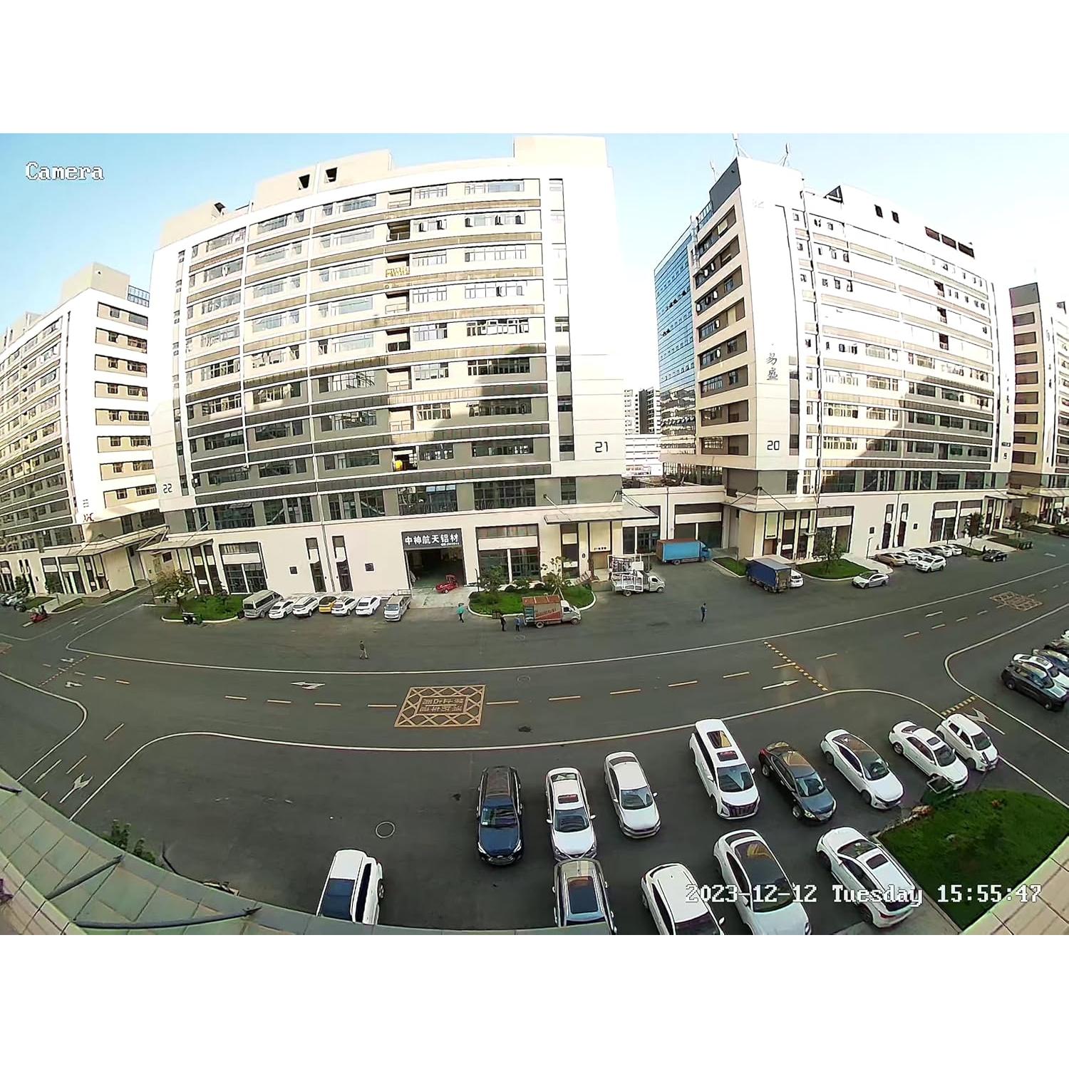 Cámara de Seguridad Dome IP 5MP PoE 180° Visión Nocturna IR