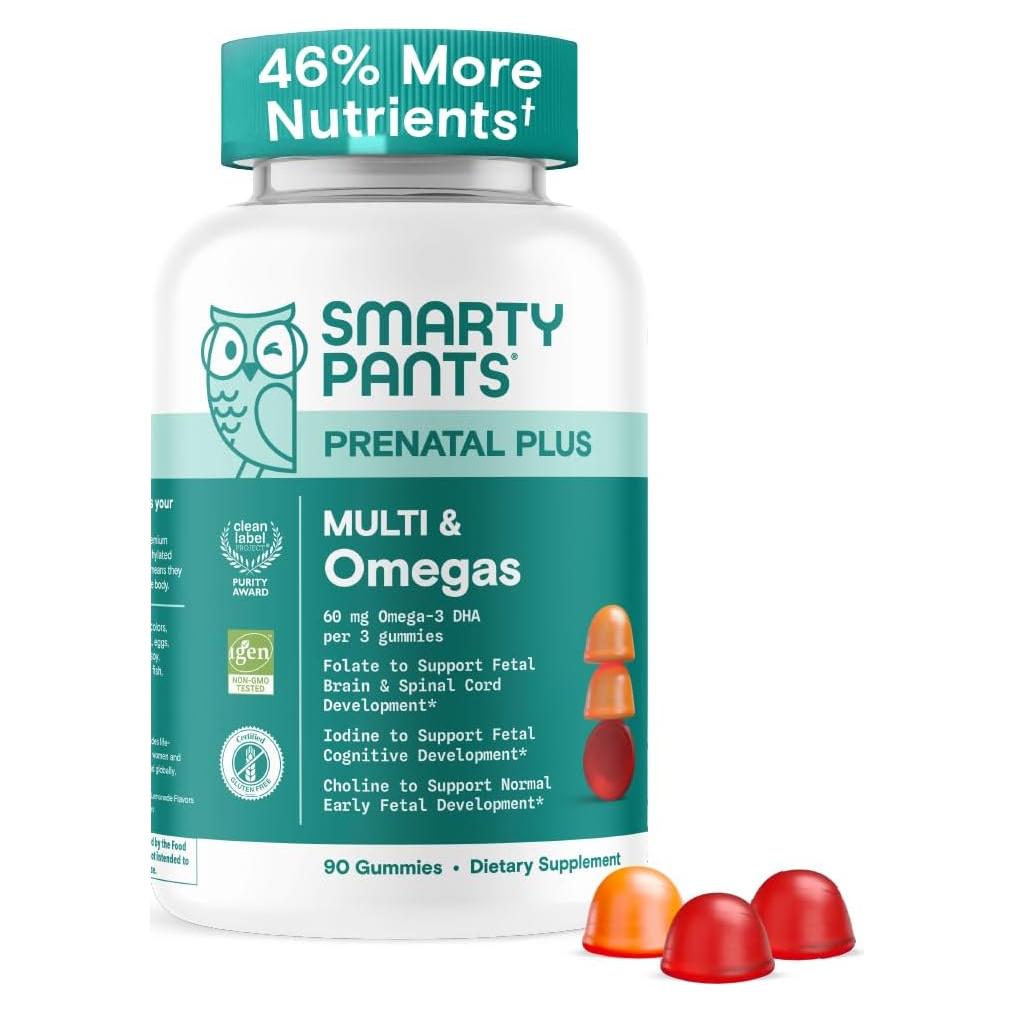 SmartyPants Vitaminas Prenatales Gominolas 90 Unidades