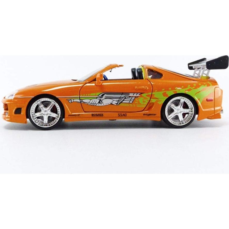 Jada 1:24 Toyota Supra 1995 con figura de Brian OConner