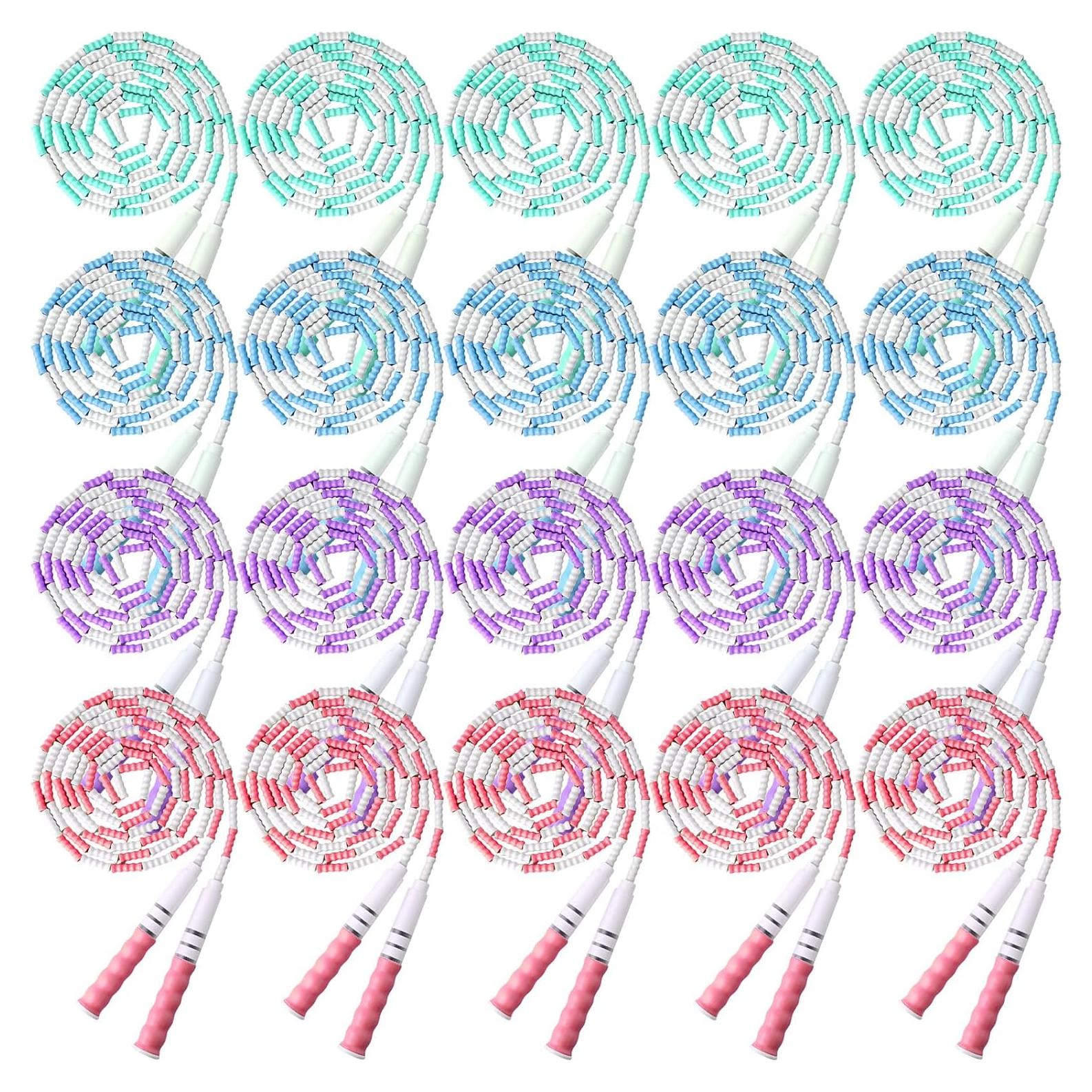 Cuerdas de Saltar Yunsailing 20 Piezas Ajustables 2.74m