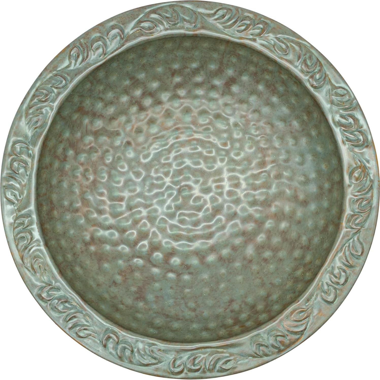 Baño de Aves de Cobre Puro Good Directions 33 cm x 101.6 cm