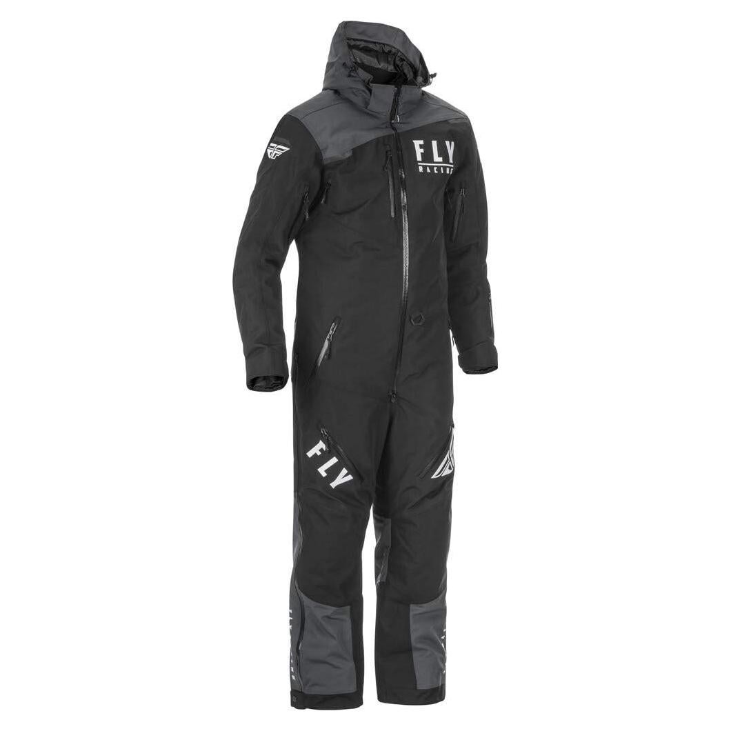 Mono de Nieve Aislado Fly Racing Cobalt Negro/Gris Pequeño