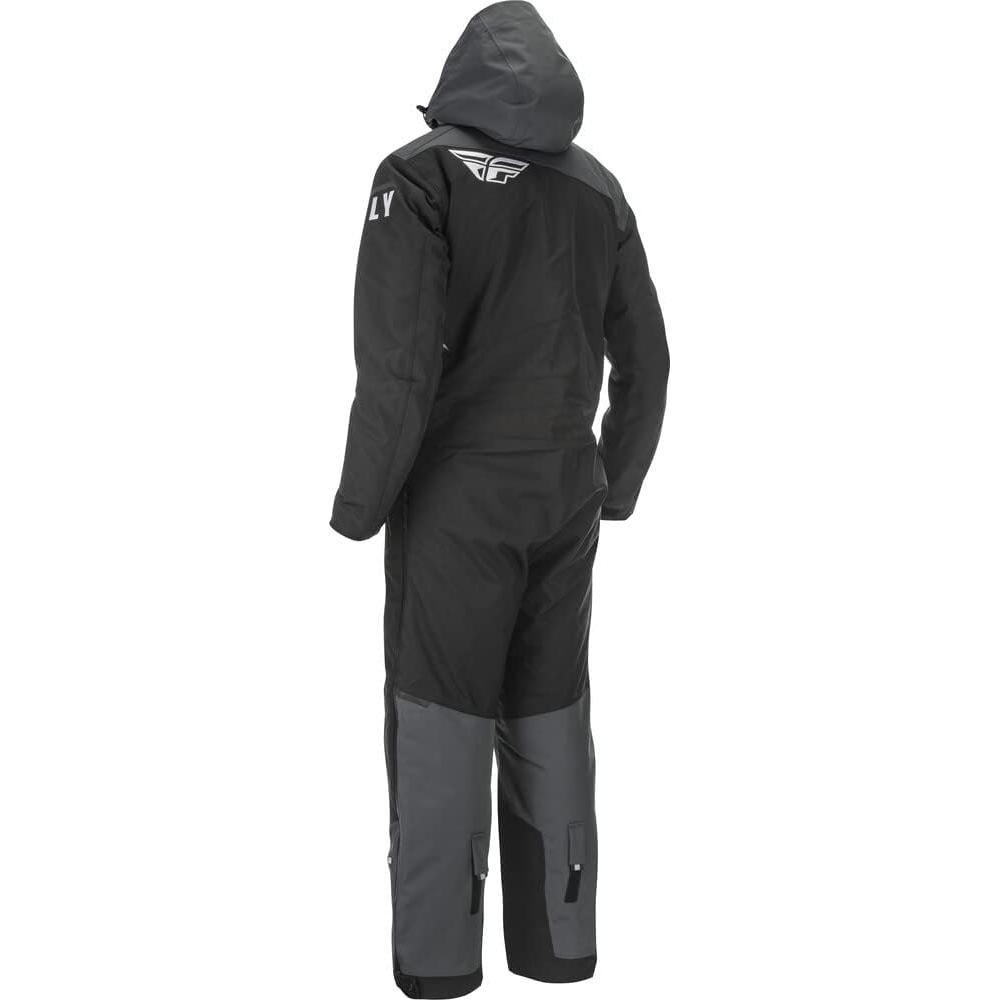 Mono de Nieve Aislado Fly Racing Cobalt Negro/Gris Pequeño
