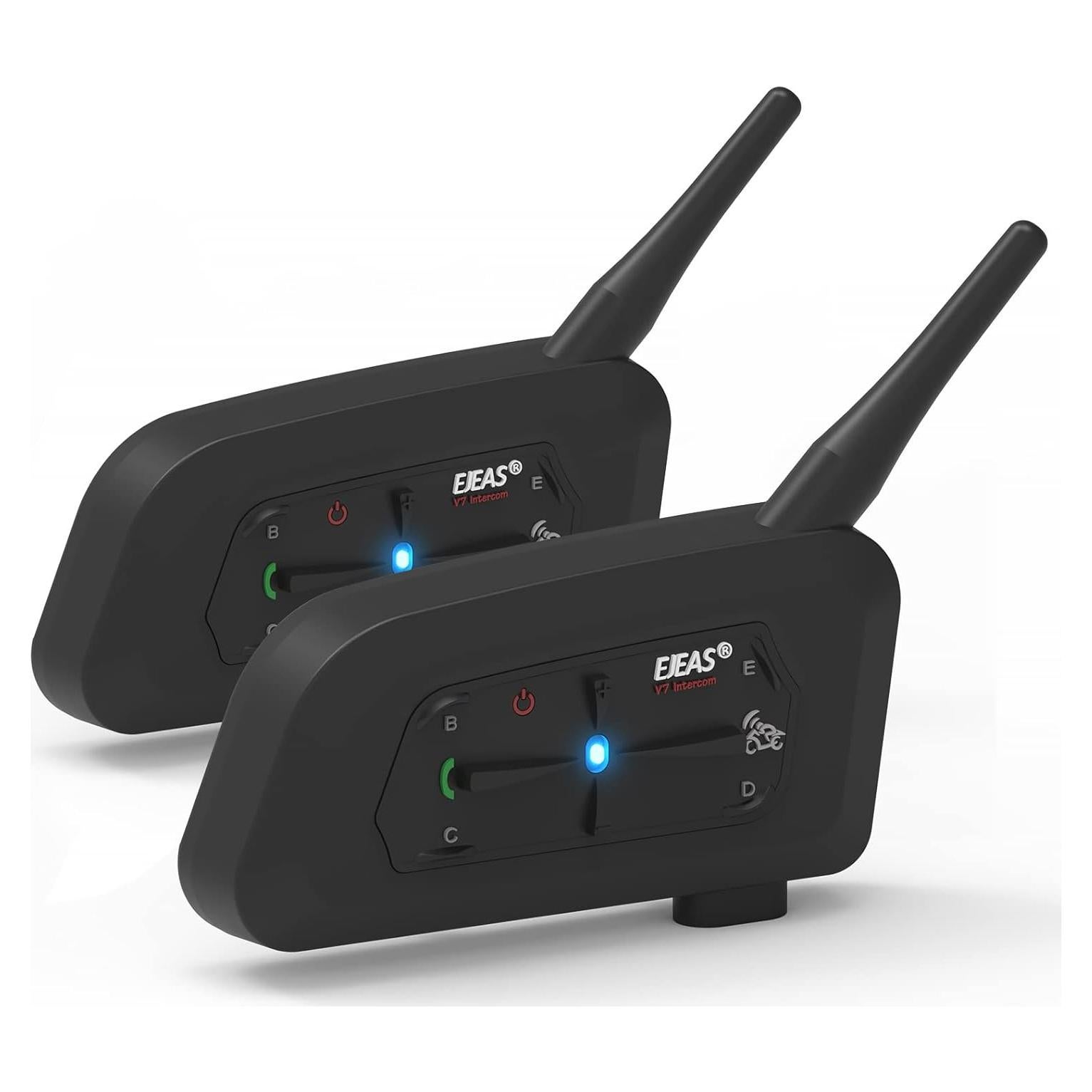 Intercomunicador Bluetooth EJEAS V7 para Motocicleta 1200m