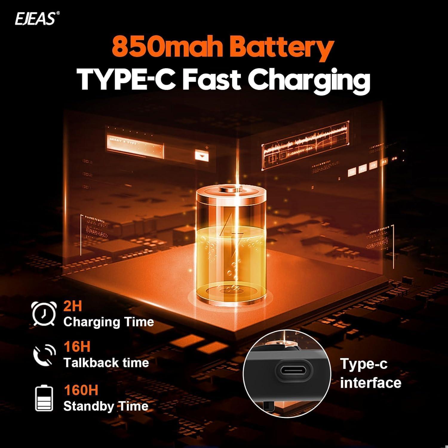 Intercomunicador Bluetooth EJEAS V7 para Motocicleta 1200m