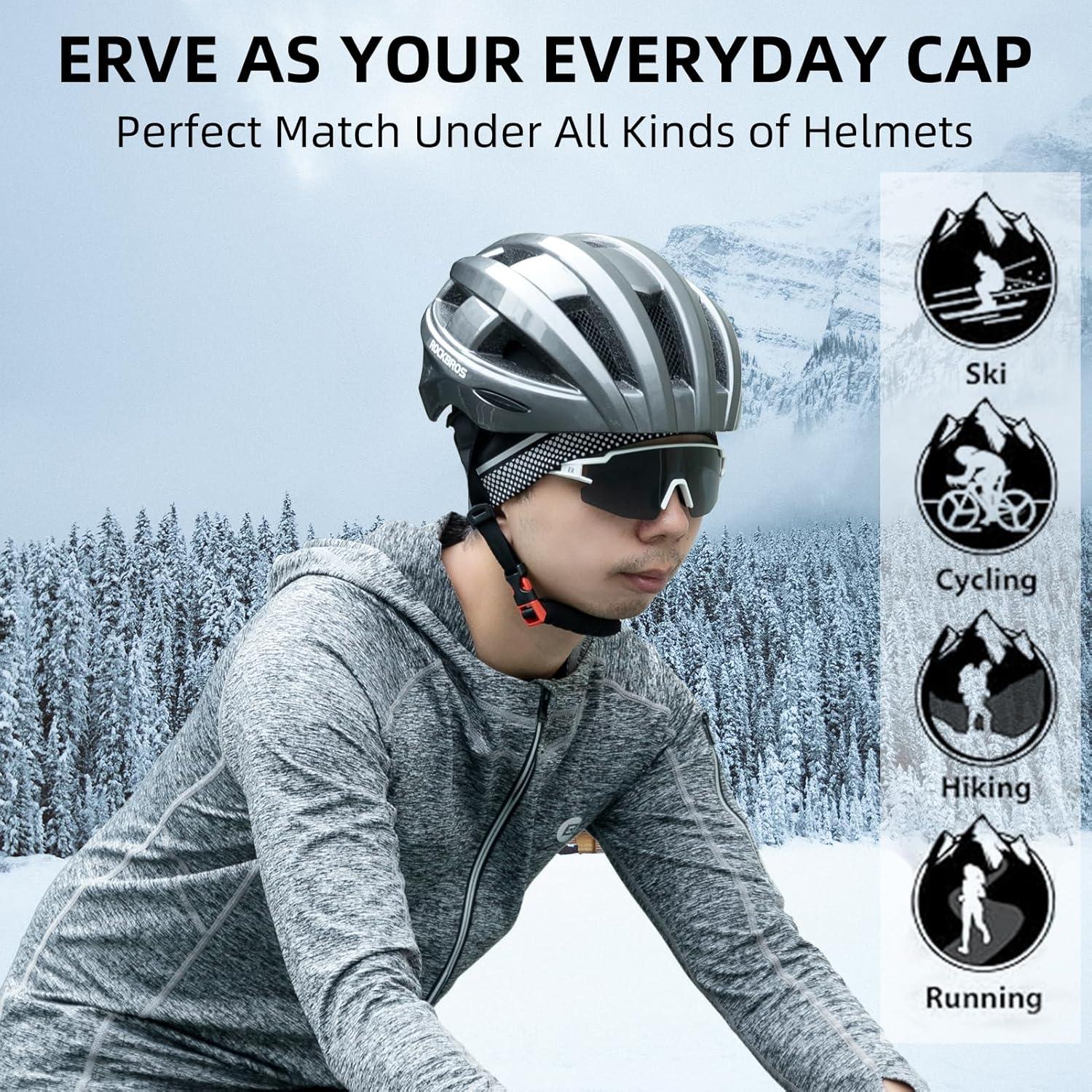 Gorro Térmico ROCKBROS Calavera para Climas Fríos - Negro