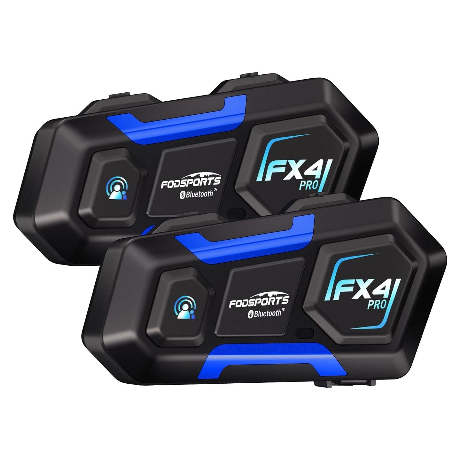 Intercomunicador Bluetooth Fodsports FX4 Pro 2 Unidades