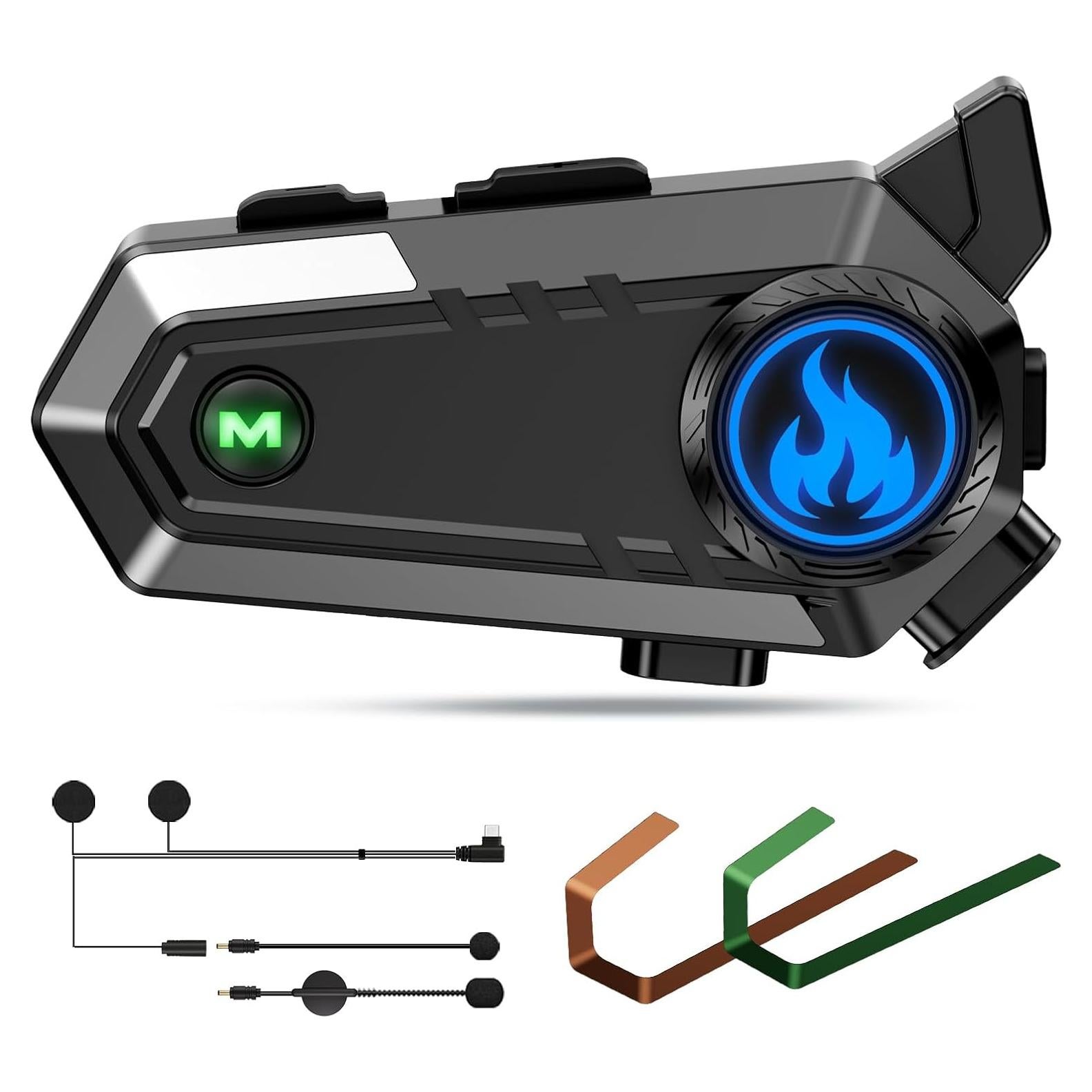 Auricular Bluetooth TOUCH TWO C9 para Casco Motocicleta