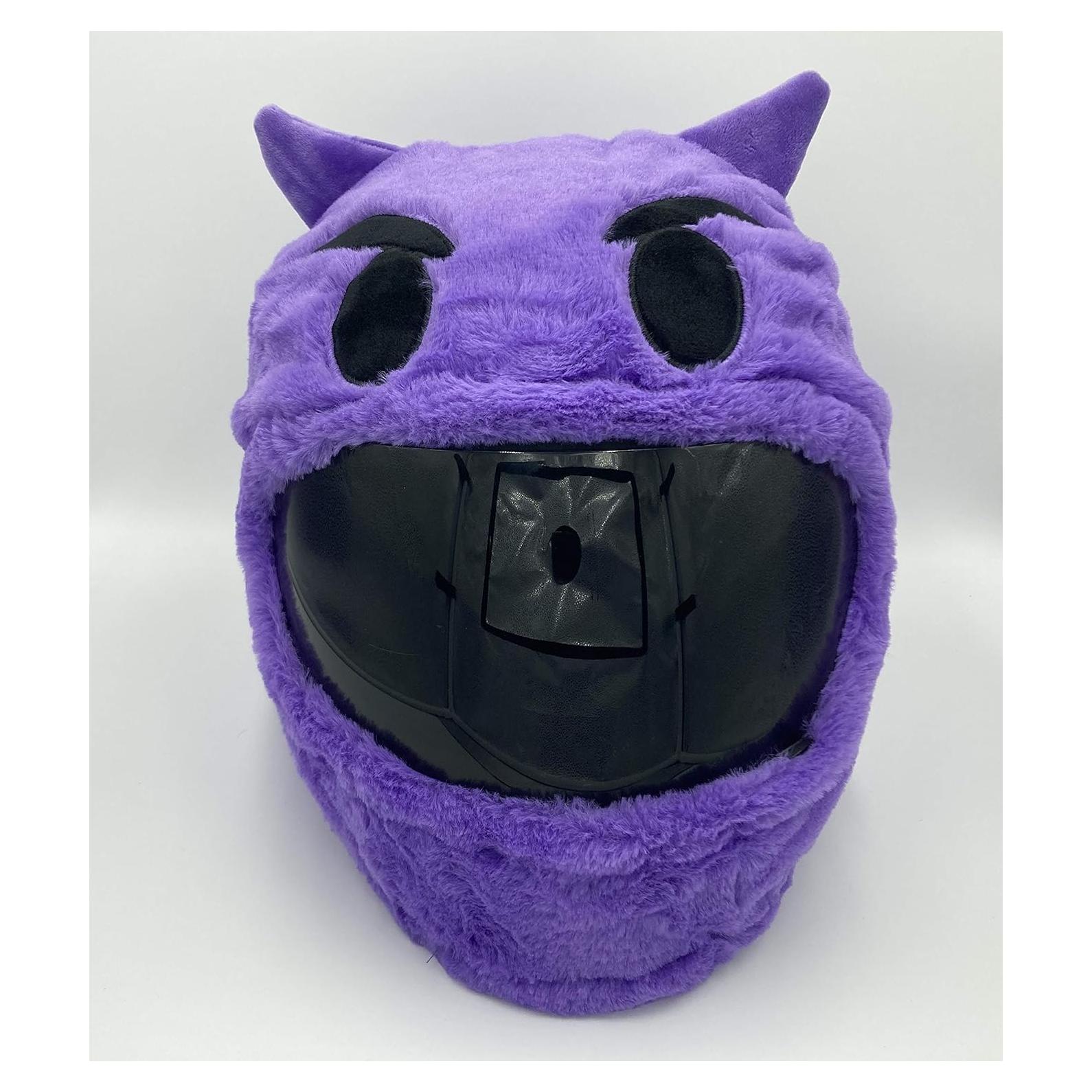 Cubierta de Casco de Moto Carbon Moto Gear Emoji Diablo