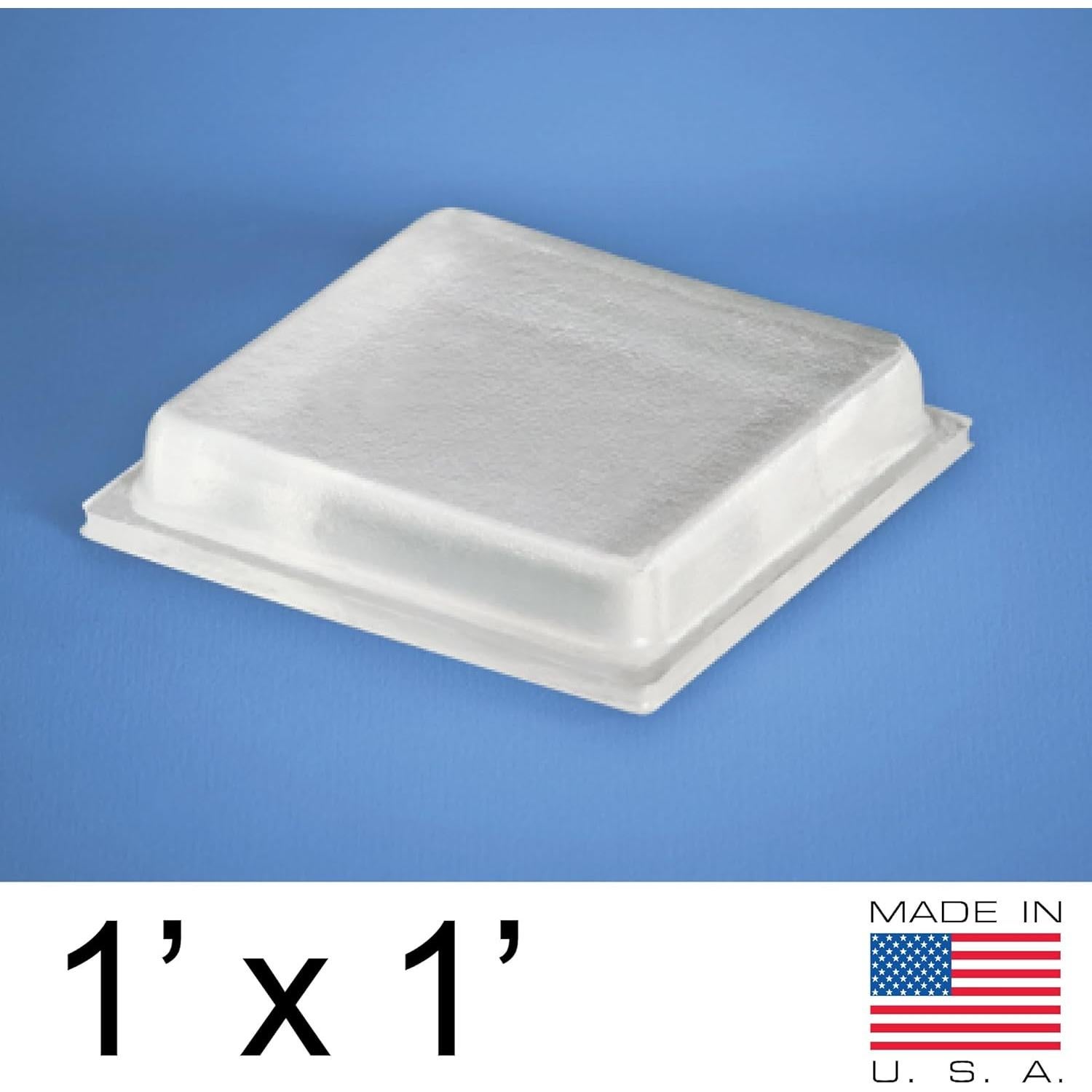 Bumpers de Goma Transparentes GorillaGrit 20 Pcs 25.4 mm