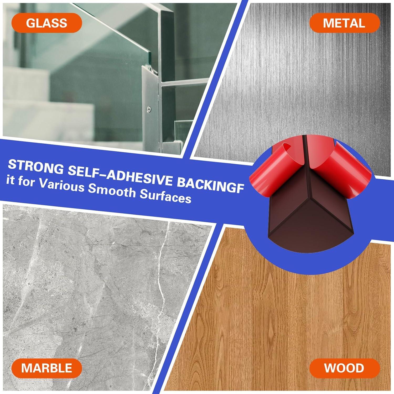 Moldura Cuadrada Flexible WURJHSONG 99 cm Caucho Impermeable