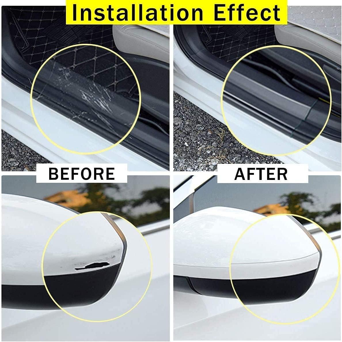 Protector de Bisel de Puerta QBUC 2cm x 5m Transparente Universal