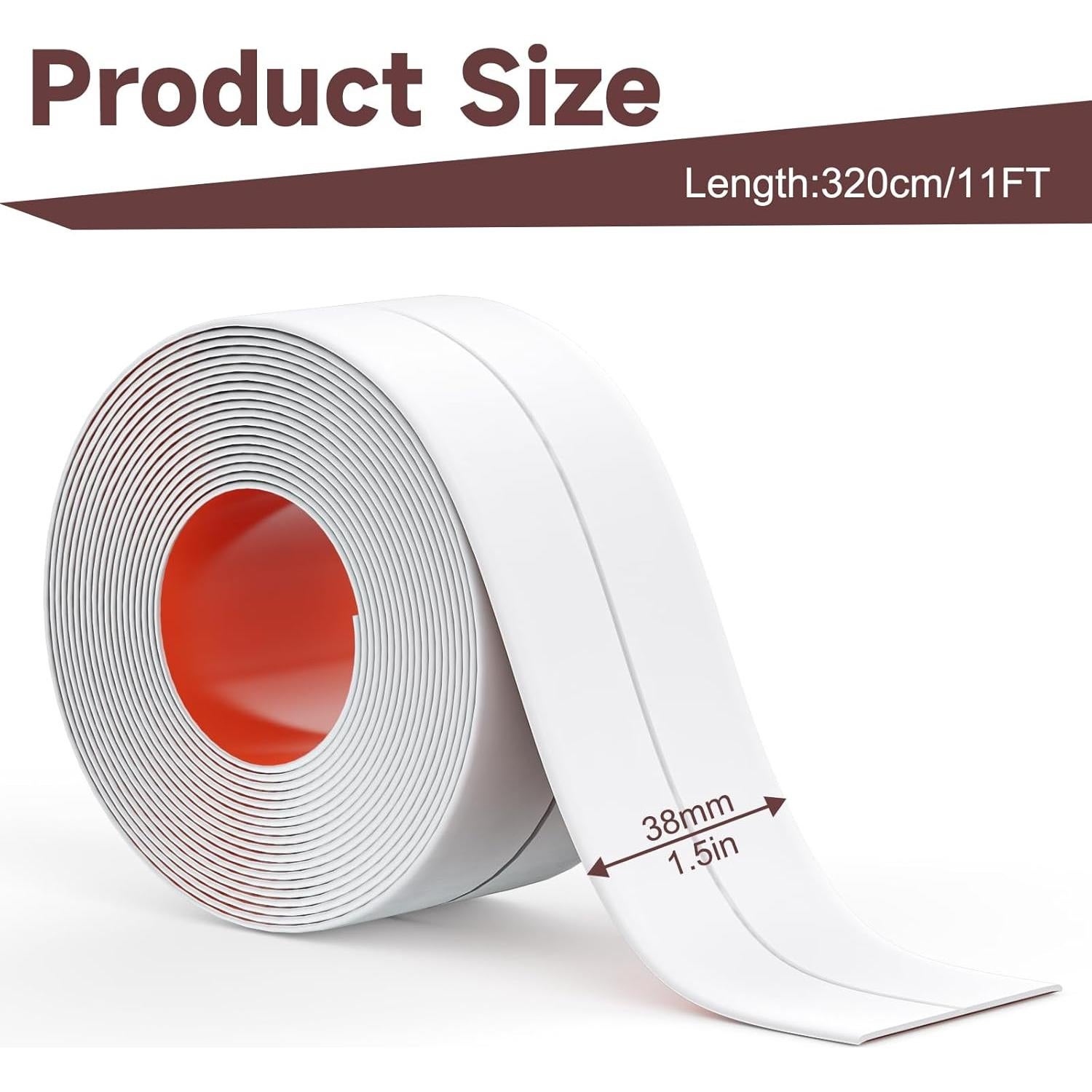 Cinta de Sellado Impermeable Autoadhesiva Mokani 3.81 cm x 3.2 m