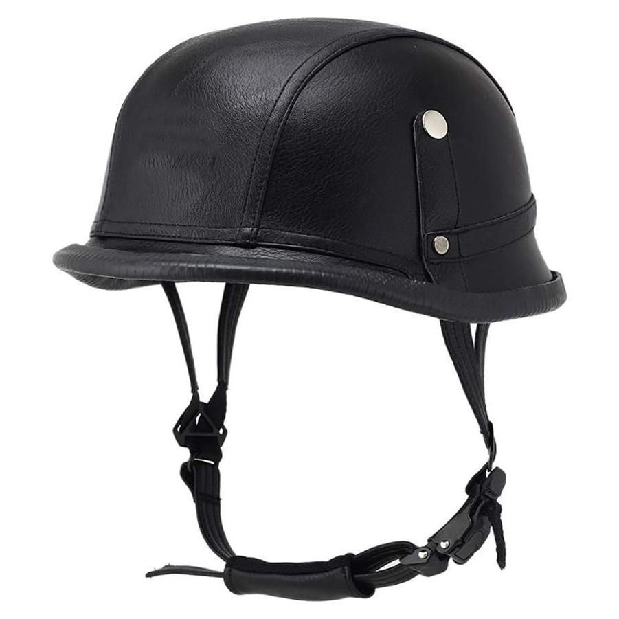 Gafas de Motocicleta Woljay Vintage para Casco Medio Negro