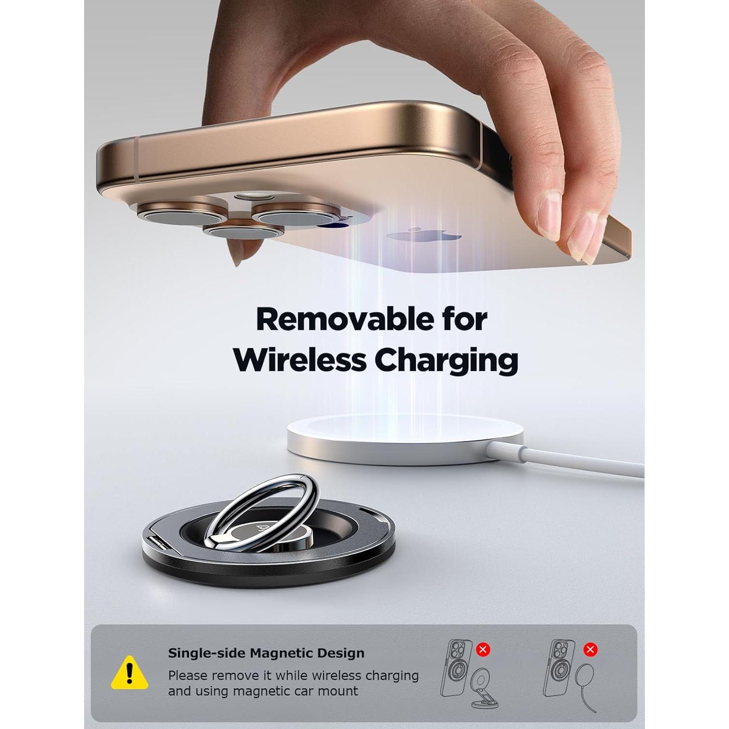 Soporte Magnético para Teléfono Chfeila Anillo Doble 360°