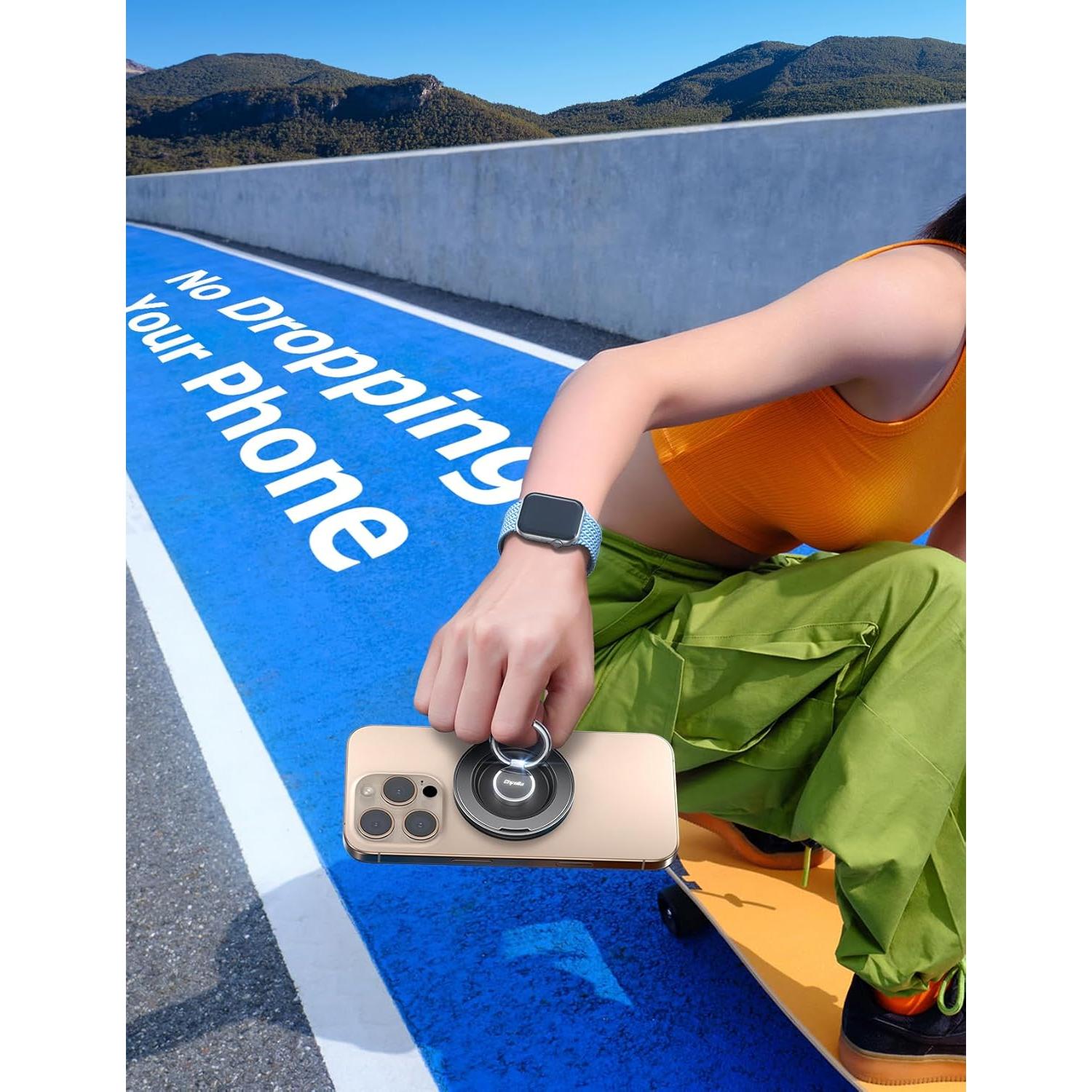 Soporte Magnético para Teléfono Chfeila Anillo Doble 360°