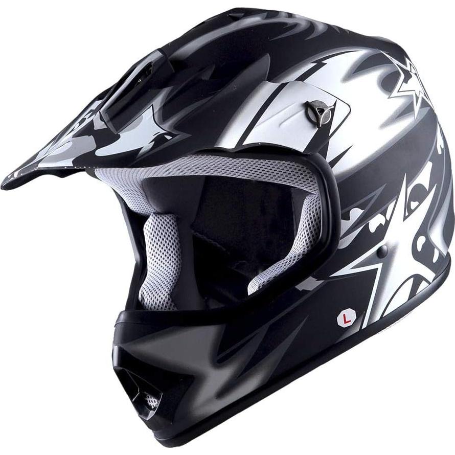 Casco de Motocross 1Storm HBOY para Niños S 49-50 CM