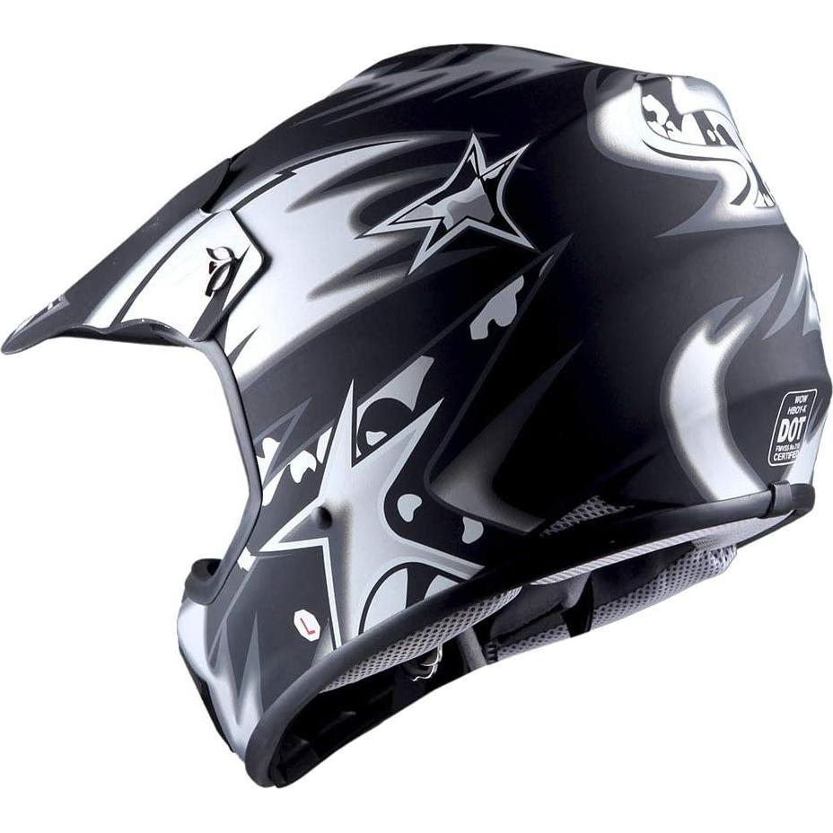 Casco de Motocross 1Storm HBOY para Niños S 49-50 CM