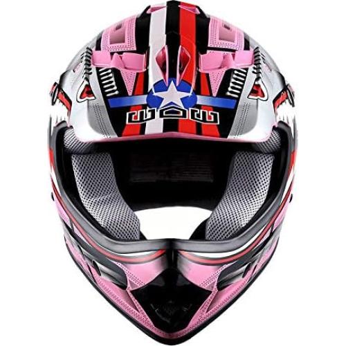 Casco de Motocross 1Storm HBOY Tiburón para Niños
