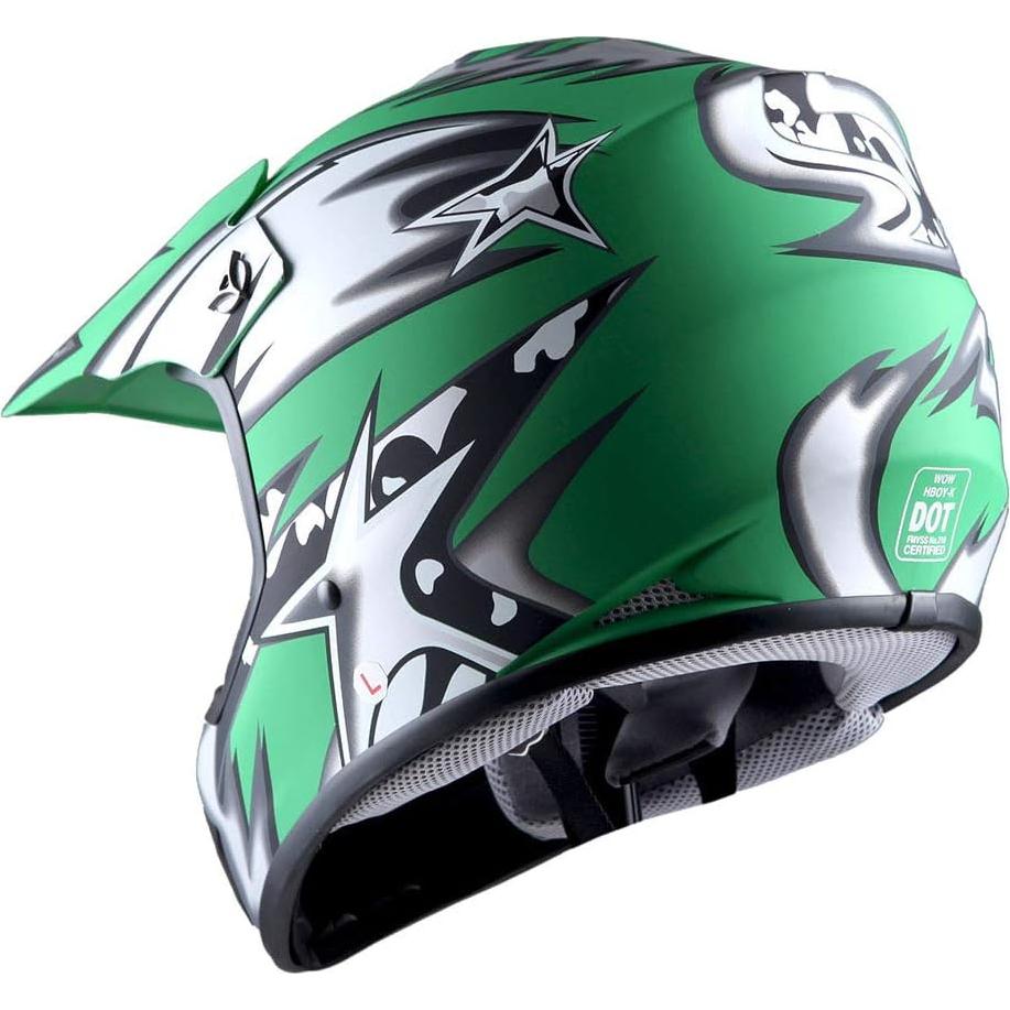 Casco de Motocross 1Storm HBOY Shark para Niños S