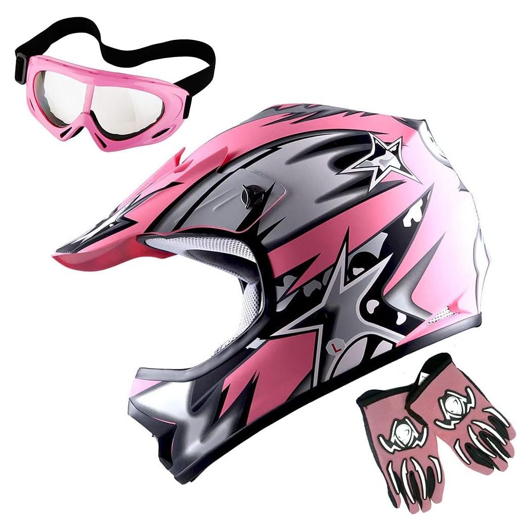 Casco de Motocross 1Storm HBOY Shark para Niños S