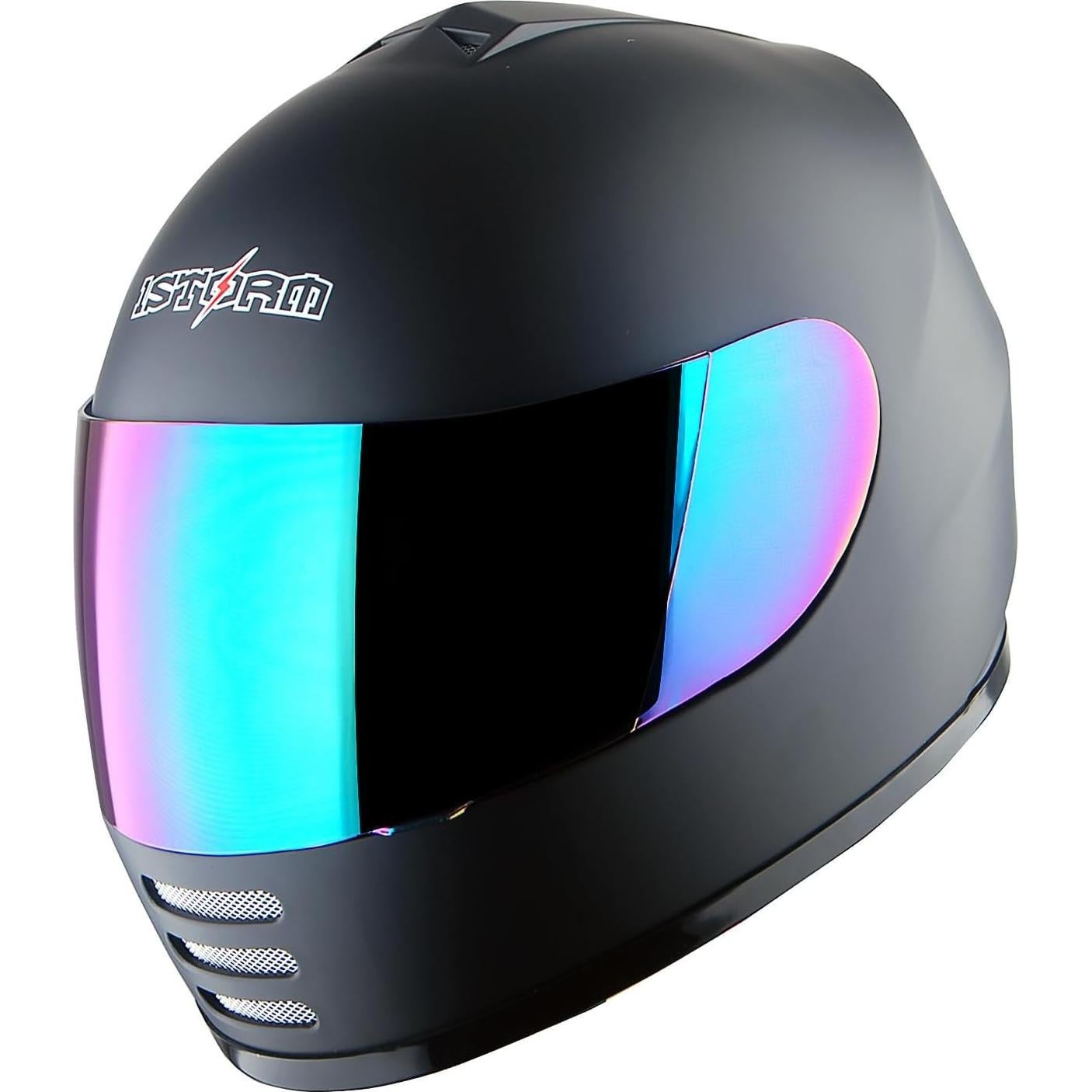 Casco Integral WOW HKY-B15 para Motociclismo Negro
