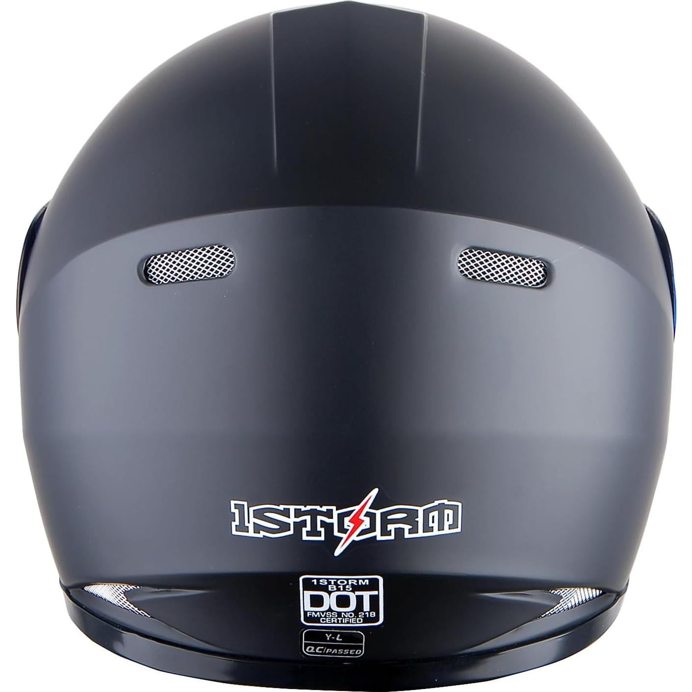 Casco Integral WOW HKY-B15 para Motociclismo Negro