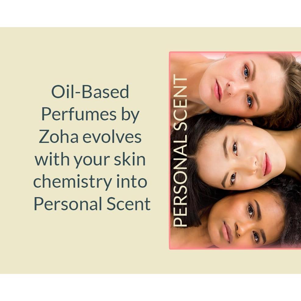 Zoha Jasmine Bloom - Jasmine Perfume for Women and Men, Alcohol Free Perfume Oil Roll On and Fragrance Mist