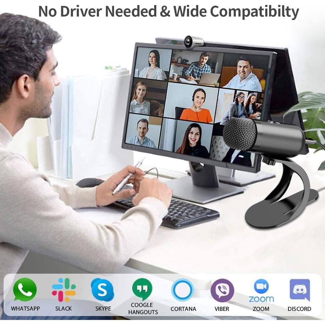 Micrófono USB LiANGSTAR K6 Condensador Omnidireccional