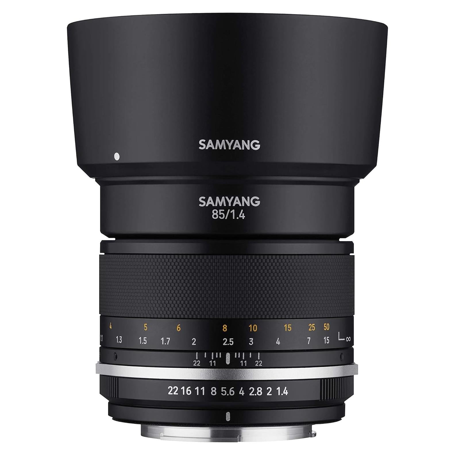 Lente Telefoto Samyang MK2 85mm F1.4 para Canon M