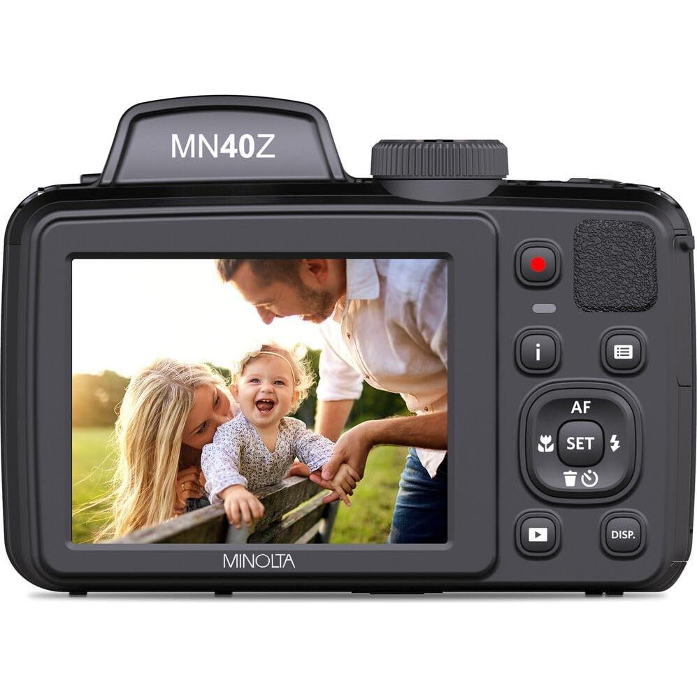 Cámara Digital Minolta MN40Z 20MP 40x Zoom Óptico 1080p FHD